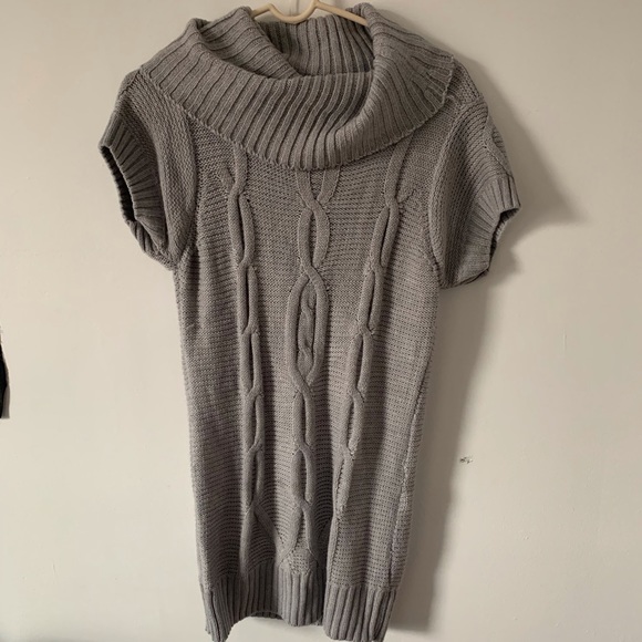 Cowl Neck Knit Tunic Sweater - Picture 1 of 3